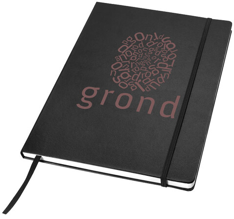 Executive A4 Hard Cover Notizbuch, schwarz bedrucken, Art.-Nr. 10626300 Executive A4 Hard Cover Notizbuch, schwarz bedrucken, Art.-Nr. 10626300