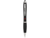 Nash Stylus bunter Kugelschreiber mit schwarzem Griff, schwarz bedrucken, Art.-Nr. 10639200