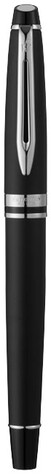 Waterman Expert Tintenroller (schwarze Mine), schwarz, silber bedrucken, Art.-Nr. 10650605 Waterman Expert Tintenroller (schwarze Mine), schwarz, silber bedrucken, Art.-Nr. 10650605
