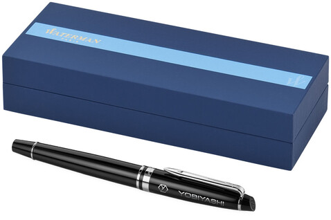 Waterman Expert Füllfederhalter (blaue Mine), schwarz, chrom bedrucken, Art.-Nr. 10650700 Waterman Expert Füllfederhalter (blaue Mine), schwarz, chrom bedrucken, Art.-Nr. 10650700
