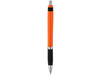 Turbo Kugelschreiber mit Gummigriff, orange, schwarz bedrucken, Art.-Nr. 10671302
