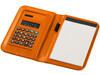 Smarti Taschenrechner mit A6 Notizbuch, orange bedrucken, Art.-Nr. 10673405