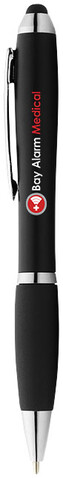 Nash Stylus Kugelschreiber farbig mit schwarzem Griff (blaue Mine), schwarz bedrucken, Art.-Nr. 10690300 Nash Stylus Kugelschreiber farbig mit schwarzem Griff (blaue Mine), schwarz bedrucken, Art.-Nr. 10690300