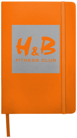 Spectrum A5 Hard Cover Notizbuch, orange bedrucken, Art.-Nr. 10690405 Spectrum A5 Hard Cover Notizbuch, orange bedrucken, Art.-Nr. 10690405