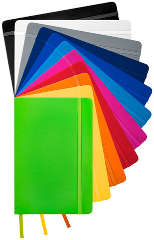 Spectrum A5 Hard Cover Notizbuch, magenta bedrucken, Art.-Nr. 10690408 Spectrum A5 Hard Cover Notizbuch, magenta bedrucken, Art.-Nr. 10690408