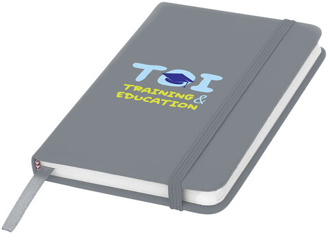 Spectrum A6 Hard Cover Notizbuch, grau bedrucken, Art.-Nr. 10690506