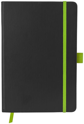 Colour-Edge A5 Hard Cover Notizbuch, schwarz, limone bedrucken, Art.-Nr. 10690703 Colour-Edge A5 Hard Cover Notizbuch, schwarz, limone bedrucken, Art.-Nr. 10690703