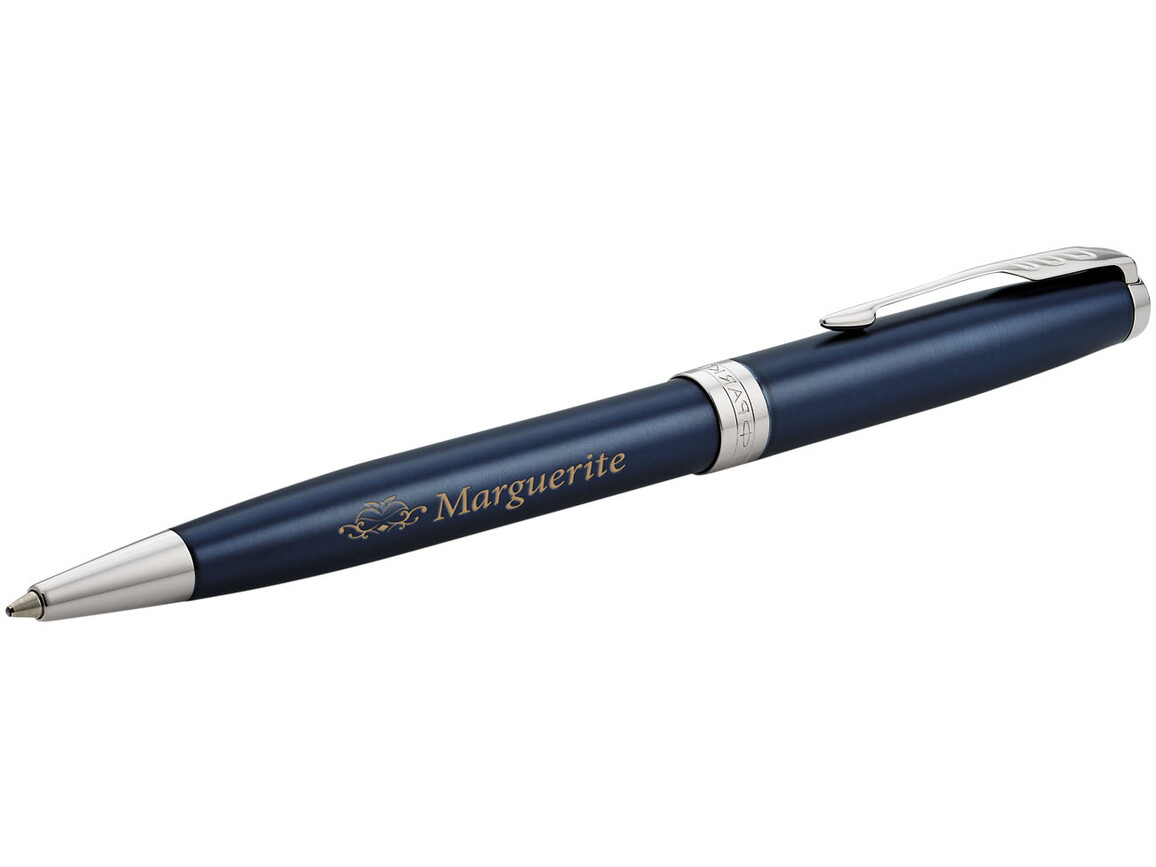 Sonnet Kugelschreiber, blau, silber bedrucken, Art.-Nr. 10701404