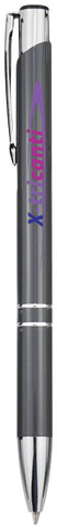 Moneta Druckkugelschreiber aus Aluminium (blaue Mine), grau bedrucken, Art.-Nr. 10710503 Moneta Druckkugelschreiber aus Aluminium (blaue Mine), grau bedrucken, Art.-Nr. 10710503