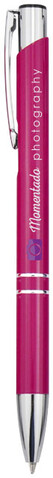 Moneta Druckkugelschreiber aus Aluminium (blaue Mine), magenta bedrucken, Art.-Nr. 10710509 Moneta Druckkugelschreiber aus Aluminium (blaue Mine), magenta bedrucken, Art.-Nr. 10710509