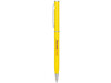 Slim Aluminium Kugelschreiber, gelb bedrucken, Art.-Nr. 10720105