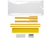 Mindy 8-teiliges Federmäppchen-Set, gelb bedrucken, Art.-Nr. 10722104