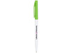 Mondriane Kugelschreiber mit weißem Schaft, grün bedrucken, Art.-Nr. 10723403