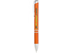 Moneta Druckkugelschreiber aus ABS-Kunststoff, orange bedrucken, Art.-Nr. 10729908