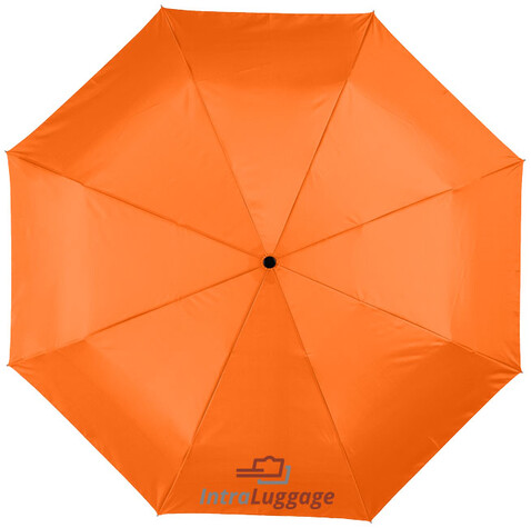 Alex 21,5" Vollautomatik Kompaktregenschirm, orange bedrucken, Art.-Nr. 10901611 Alex 21,5" Vollautomatik Kompaktregenschirm, orange bedrucken, Art.-Nr. 10901611