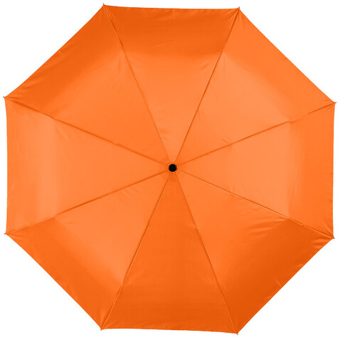 Alex 21,5" Vollautomatik Kompaktregenschirm, orange bedrucken, Art.-Nr. 10901611 Alex 21,5" Vollautomatik Kompaktregenschirm, orange bedrucken, Art.-Nr. 10901611