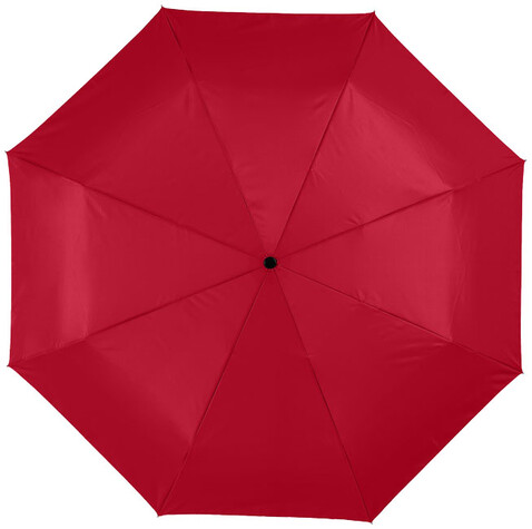 Alex 21,5" Vollautomatik Kompaktregenschirm, rot bedrucken, Art.-Nr. 10901612 Alex 21,5" Vollautomatik Kompaktregenschirm, rot bedrucken, Art.-Nr. 10901612