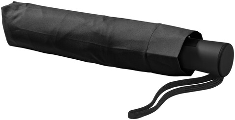Wali 21" Automatik Kompaktregenschirm, schwarz bedrucken, Art.-Nr. 10907700