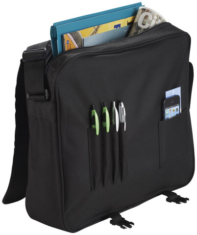 Anchorage Konferenztasche 11L, schwarz bedrucken, Art.-Nr. 19546661