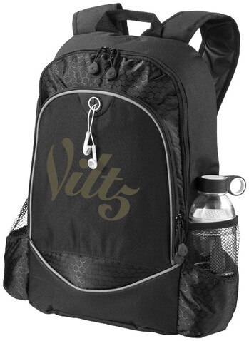 Benton 15" Laptop-Rucksack 15L, schwarz bedrucken, Art.-Nr. 12009300 Benton 15" Laptop-Rucksack 15L, schwarz bedrucken, Art.-Nr. 12009300
