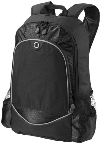 Benton 15" Laptop-Rucksack 15L, schwarz bedrucken, Art.-Nr. 12009300 Benton 15" Laptop-Rucksack 15L, schwarz bedrucken, Art.-Nr. 12009300