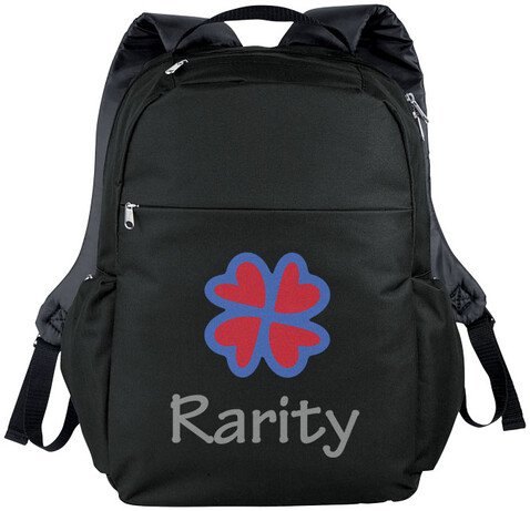 Slim 15" Laptop-Rucksack 15L, schwarz bedrucken, Art.-Nr. 12018600 Slim 15" Laptop-Rucksack 15L, schwarz bedrucken, Art.-Nr. 12018600
