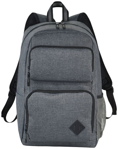 Graphite Deluxe 15" Laptop-Rucksack 20L, heather grau bedrucken, Art.-Nr. 12019000 Graphite Deluxe 15" Laptop-Rucksack 20L, heather grau bedrucken, Art.-Nr. 12019000