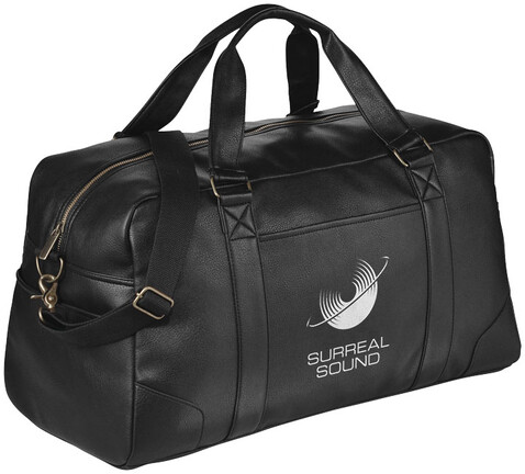 Oxford Weekender Reisetasche 25L, schwarz bedrucken, Art.-Nr. 12020400