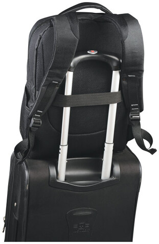 Vault RFID 15" Laptop-Rucksack 16L, schwarz bedrucken, Art.-Nr. 12021700
