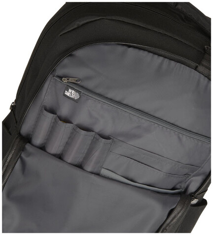 Vault RFID 15" Laptop-Rucksack 16L, schwarz bedrucken, Art.-Nr. 12021700