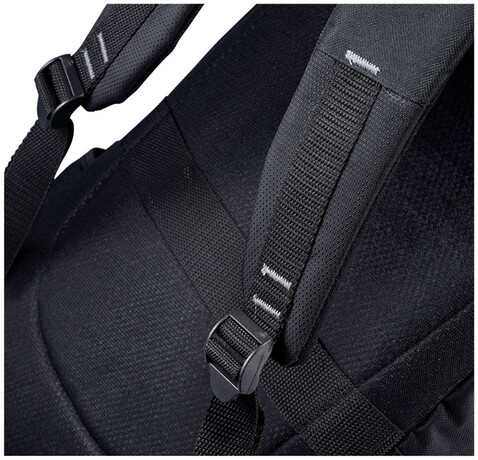 Vault RFID 15" Laptop-Rucksack 16L, schwarz bedrucken, Art.-Nr. 12021700