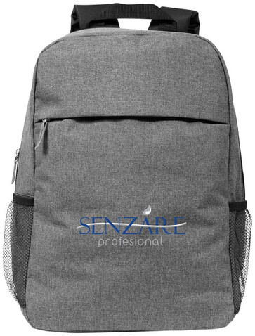 Hoss 15" Laptoprucksack 18L, heather mediumgrau bedrucken, Art.-Nr. 12024700