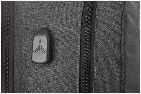 Overland 17" TSA Laptop-Rucksack 18L, kohle bedrucken, Art.-Nr. 12038801 Overland 17" TSA Laptop-Rucksack 18L, kohle bedrucken, Art.-Nr. 12038801