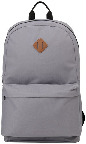 Stratta 15" Laptop-Rucksack 15L, grau bedrucken, Art.-Nr. 12039202