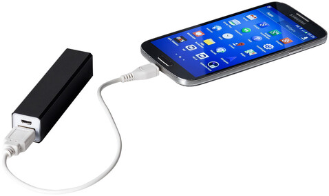 Volt 2200 mAh Powerbank, schwarz bedrucken, Art.-Nr. 12349200 Volt 2200 mAh Powerbank, schwarz bedrucken, Art.-Nr. 12349200