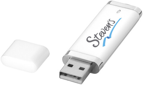 Flat 4 GB USB-Stick, weiss bedrucken, Art.-Nr. 12352501 Flat 4 GB USB-Stick, weiss bedrucken, Art.-Nr. 12352501