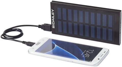 Stellar 8000 mAh Solar Powerbank, schwarz bedrucken, Art.-Nr. 12368800 Stellar 8000 mAh Solar Powerbank, schwarz bedrucken, Art.-Nr. 12368800