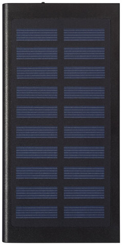Stellar 8000 mAh Solar Powerbank, schwarz bedrucken, Art.-Nr. 12368800 Stellar 8000 mAh Solar Powerbank, schwarz bedrucken, Art.-Nr. 12368800