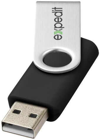 Rotate Basic 16 GB USB-Stick, schwarz bedrucken, Art.-Nr. 12371300 Rotate Basic 16 GB USB-Stick, schwarz bedrucken, Art.-Nr. 12371300