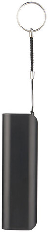 Span 1200 mAh Powerbank, schwarz bedrucken, Art.-Nr. 13427700