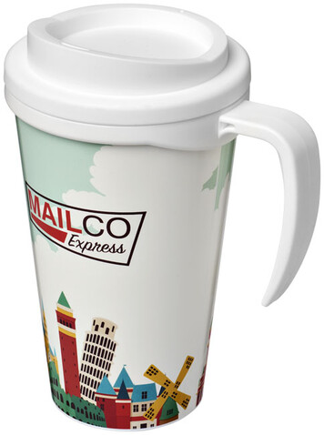 Brite-Ameriano® Grande 350 ml Isolierbecher, weiss bedrucken, Art.-Nr. 21000600