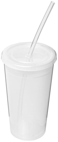 Stadion 350 ml doppelwandiger Becher, transparent klar bedrucken, Art.-Nr. 21003100 Stadion 350 ml doppelwandiger Becher, transparent klar bedrucken, Art.-Nr. 21003100