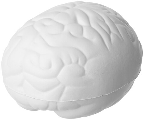 Barrie Antistress Gehirn, weiss bedrucken, Art.-Nr. 21015000
