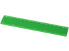 Renzo 15 cm Kunststofflineal, grün bedrucken, Art.-Nr. 21053603