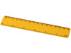 Renzo 15 cm Kunststofflineal, gelb bedrucken, Art.-Nr. 21053606