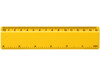Renzo 15 cm Kunststofflineal, gelb bedrucken, Art.-Nr. 21053606