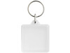Vial quadratischer U1 Schlüsselanhänger, transparent klar bedrucken, Art.-Nr. 21055900