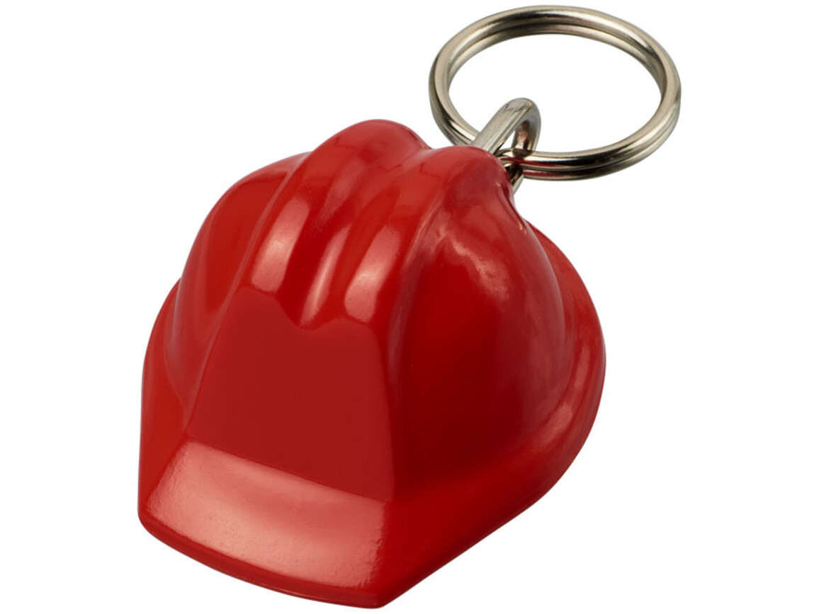Kolt Schutzhelm Schlüsselanhänger, rot bedrucken, Art.-Nr. 21057003