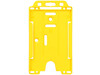 Pierre Ausweishalter aus Kunststoff, gelb bedrucken, Art.-Nr. 21060605