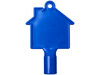 Maximilian Universalschlüssel in Hausform, blau bedrucken, Art.-Nr. 21082300